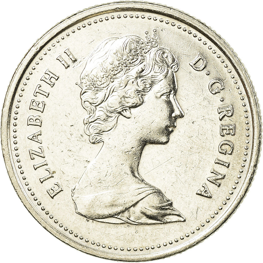 Coin, Canada, Elizabeth II, 25 Cents, 1983, Royal Canadian Mint, Ottawa