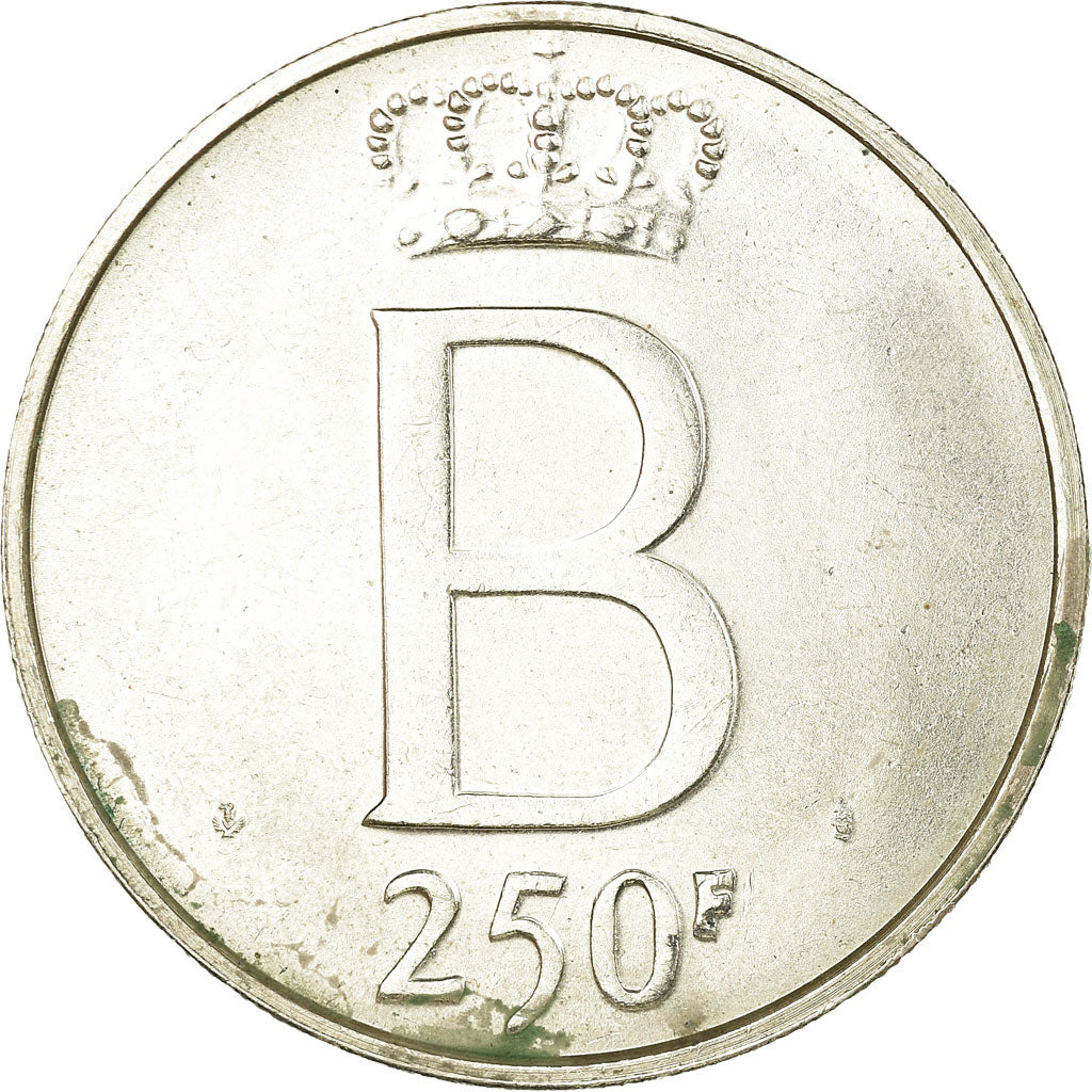 Münze, Belgien, 250 Francs, 250 Frank, 1976, Brussels, SS, Silber, KM:158.1