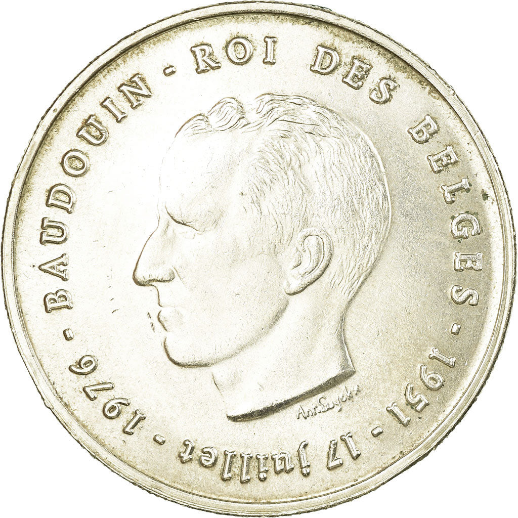 Coin, Belgium, 250 Francs, 250 Frank, 1976, Brussels, AU(50-53), Silver