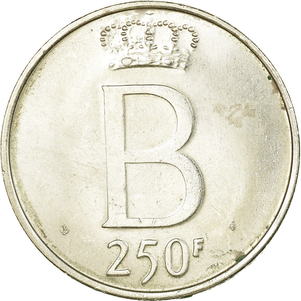 Coin, Belgium, 250 Francs, 250 Frank, 1976, Brussels, AU(50-53), Silver