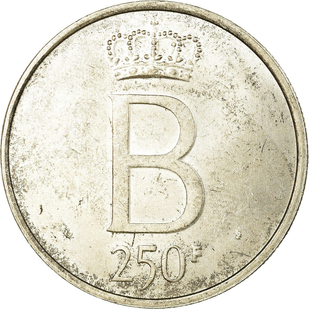 Coin, Belgium, 250 Francs, 250 Frank, 1976, Brussels, VF(30-35), Silver