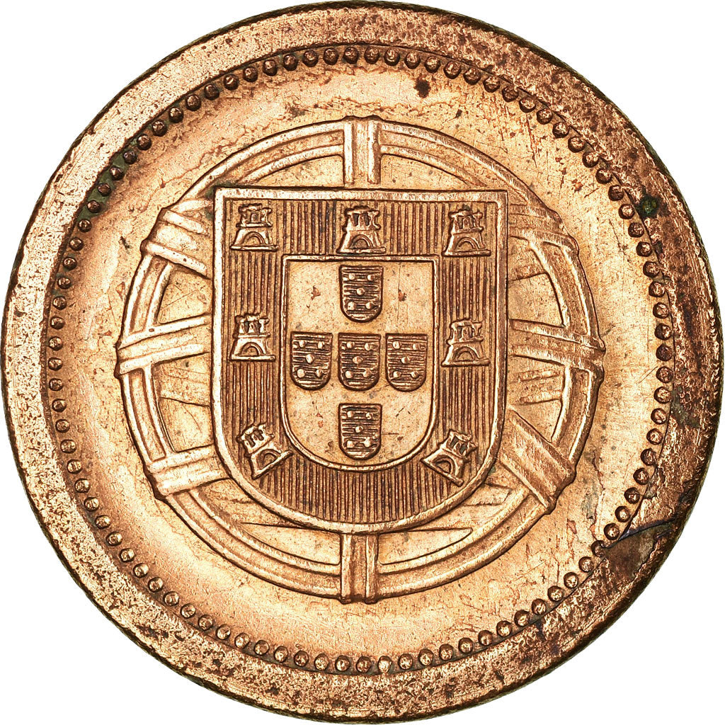 Moneta, Portogallo, 5 Centavos, 1921, BB, Bronzo, KM:569