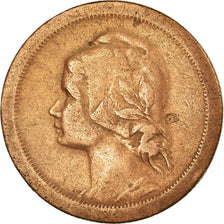 Moneta, Portogallo, 10 Centavos, 1925, MB+, Bronzo, KM:573