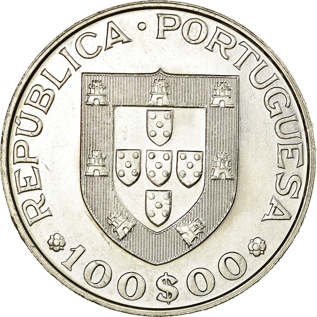 Munten, Portugal, 100 Escudos, UNDATED (1984), PR, Copper-nickel, KM:625