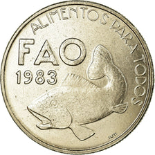 Münze, Portugal, 25 Escudos, 1983, VZ, Copper-nickel, KM:619