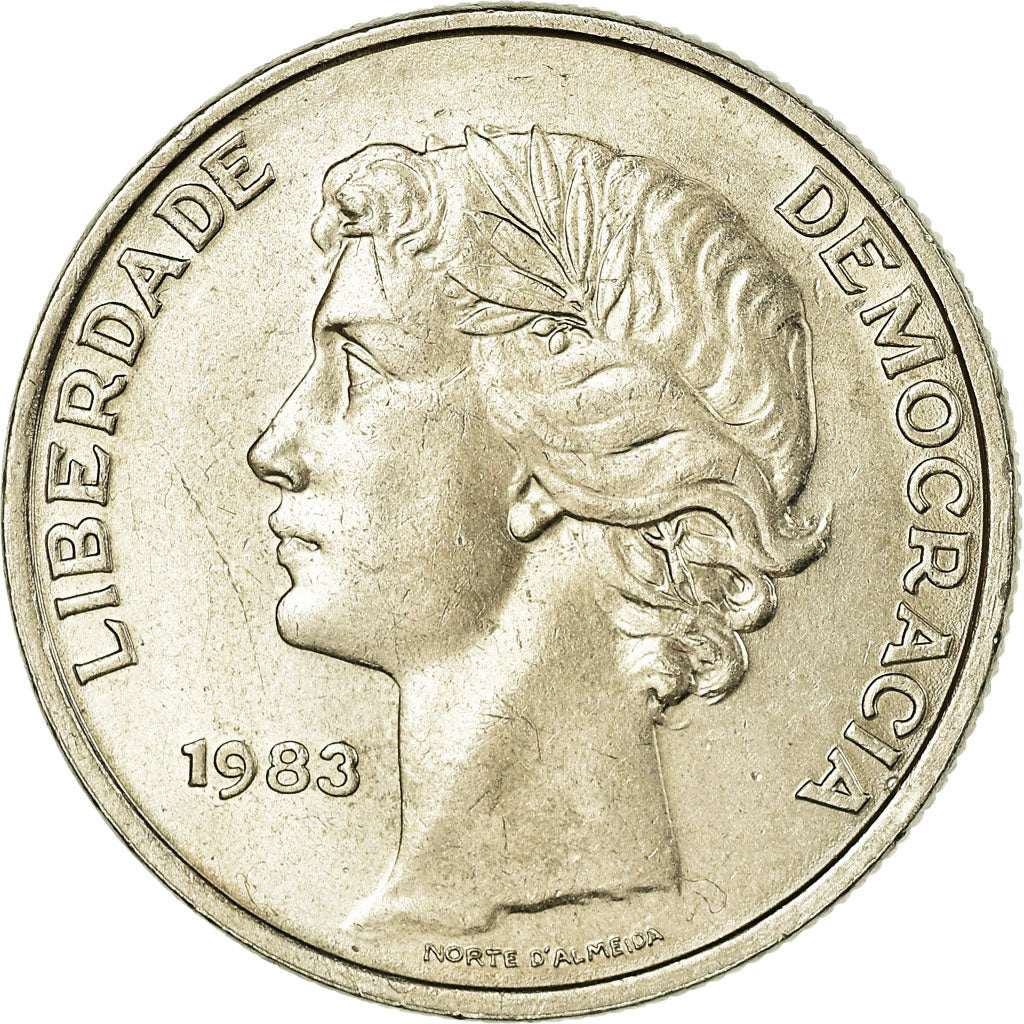 Moneta, Portogallo, 25 Escudos, 1983, SPL-, Rame-nichel, KM:607a