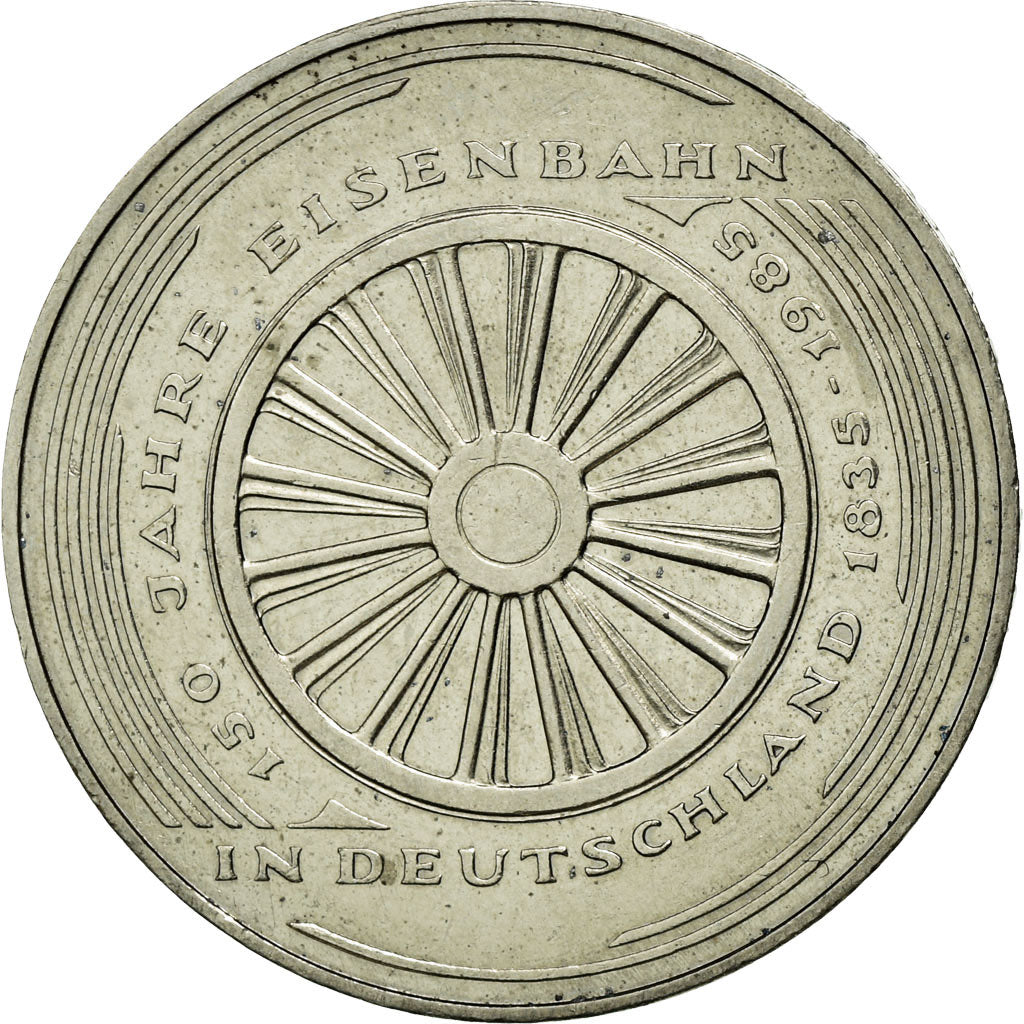 Coin, GERMANY - FEDERAL REPUBLIC, 5 Mark, 1985, Karlsruhe, Germany, MS(60-62)