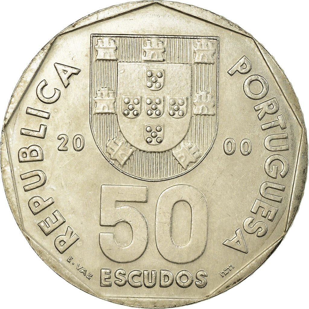 Moneta, Portogallo, 50 Escudos, 2000, BB, Rame-nichel, KM:636