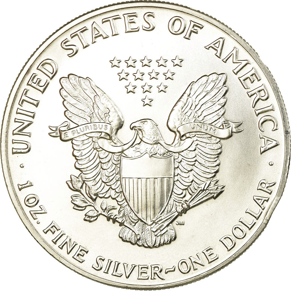 Moneta, Stati Uniti, Dollar, 1991, U.S. Mint, Philadelphia, SPL-, Argento