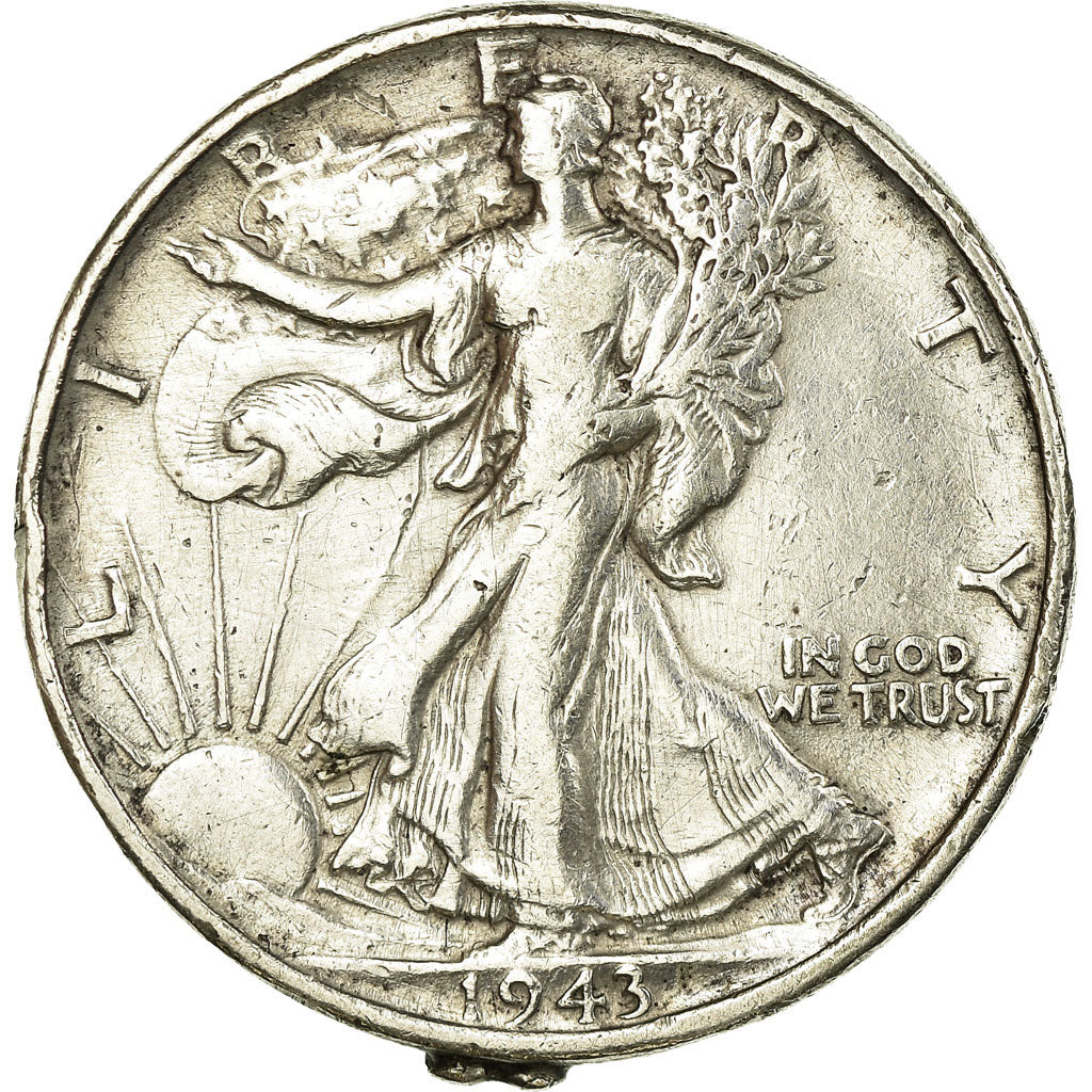 Moneta, Stati Uniti, Walking Liberty Half Dollar, Half Dollar, 1943, U.S. Mint