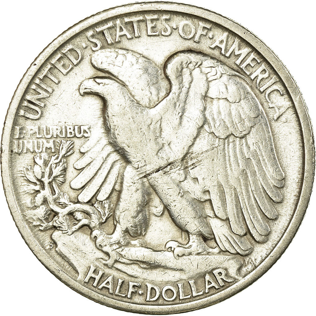 Münze, Vereinigte Staaten, Walking Liberty Half Dollar, Half Dollar, 1945, U.S.