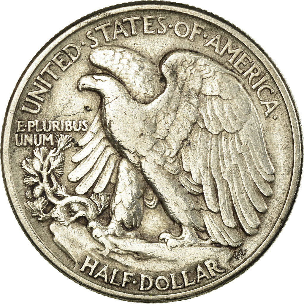 Moneta, Stati Uniti, Walking Liberty Half Dollar, Half Dollar, 1945, U.S. Mint