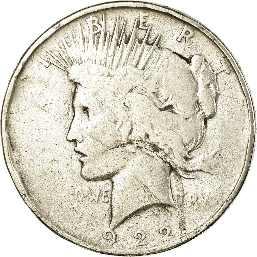 Moneta, Stati Uniti, Peace Dollar, Dollar, 1922, U.S. Mint, Philadelphia, MB