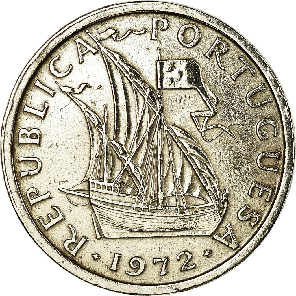Moneta, Portogallo, 5 Escudos, 1972, BB, Rame-nichel, KM:591