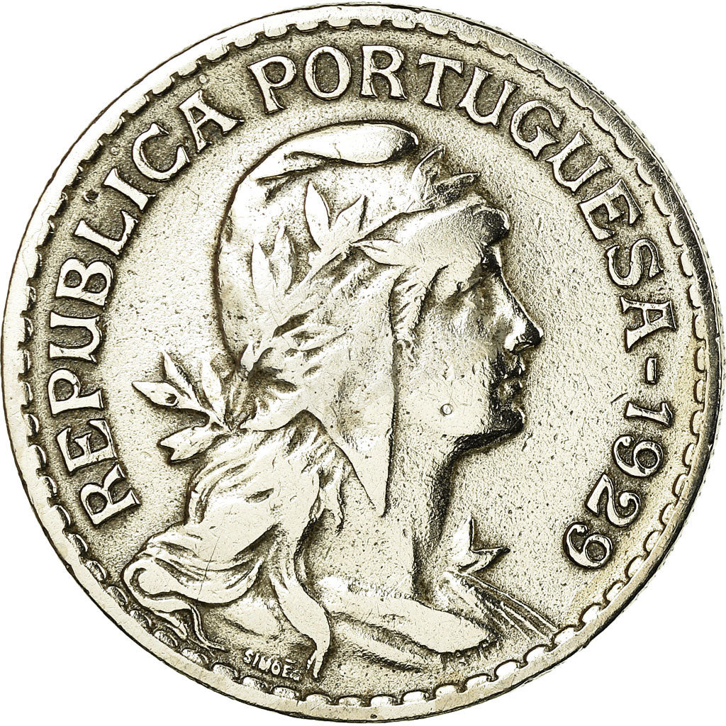 Moneta, Portogallo, Escudo, 1929, MB+, Rame-nichel, KM:578