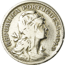 Moneta, Portogallo, 50 Centavos, 1940, MB, Rame-nichel, KM:577