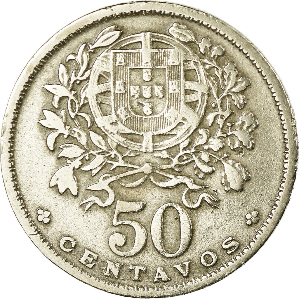 Münze, Portugal, 50 Centavos, 1945, S, Copper-nickel, KM:577