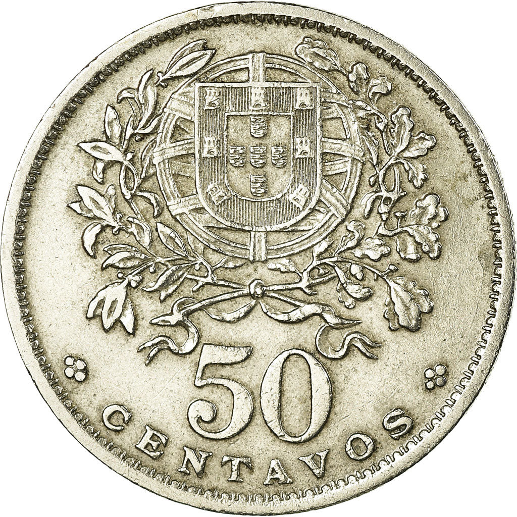 Münze, Portugal, 50 Centavos, 1957, VZ, Copper-nickel, KM:577