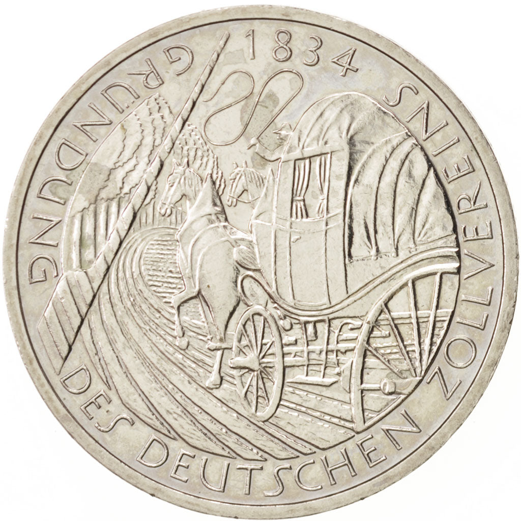 GERMANY - FEDERAL REPUBLIC, 5 Mark, 1984, Munich, AU(55-58), Copper-Nickel Cl...