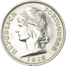 Moneta, Portogallo, 10 Centavos, 1915, BB+, Argento, KM:563