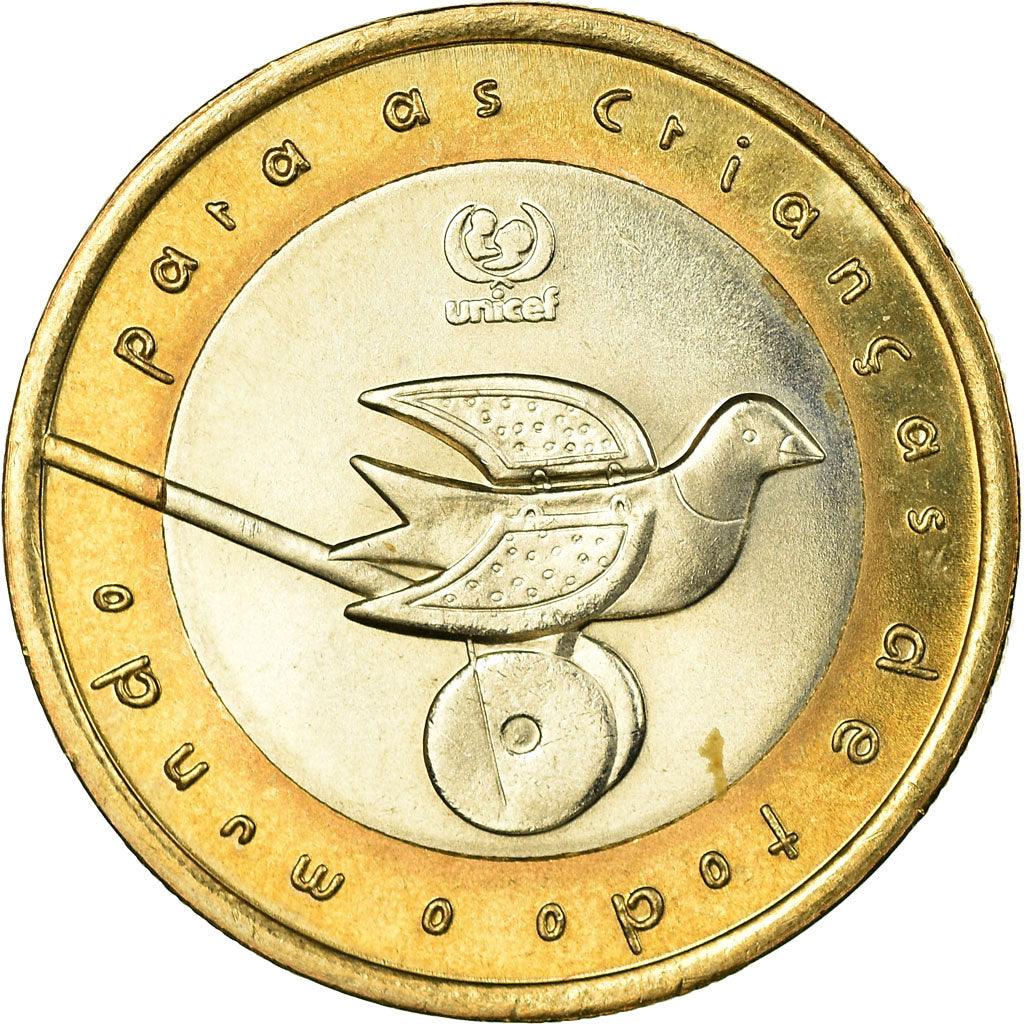 Münze, Portugal, 200 Escudos, 1999, Lisbon, SS+, Bi-Metallic, KM:720