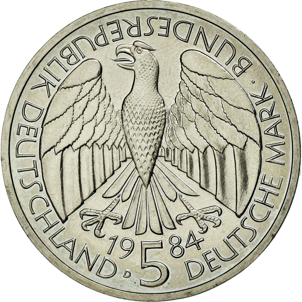 Coin, GERMANY - FEDERAL REPUBLIC, 5 Mark, 1984, Munich, Germany, MS(60-62)