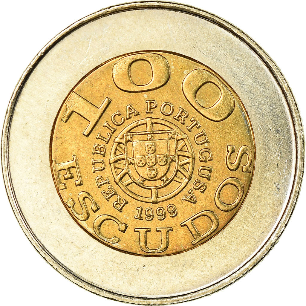Munten, Portugal, 100 Escudos, 1999, Lisbon, ZF+, Bi-Metallic, KM:722.2