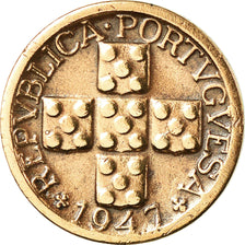 Moneta, Portogallo, 10 Centavos, 1947, BB, Bronzo, KM:583