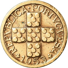 Moneta, Portogallo, 10 Centavos, 1953, BB, Bronzo, KM:583
