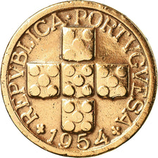 Moneta, Portogallo, 10 Centavos, 1954, BB, Bronzo, KM:583
