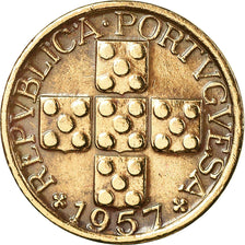 Münze, Portugal, 10 Centavos, 1957, SS, Bronze, KM:583