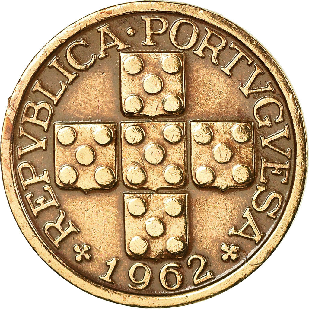 Münze, Portugal, 10 Centavos, 1962, SS, Bronze, KM:583