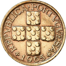 Moneta, Portogallo, 10 Centavos, 1965, BB, Bronzo, KM:583
