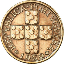 Moneta, Portogallo, 10 Centavos, 1969, BB, Bronzo, KM:583