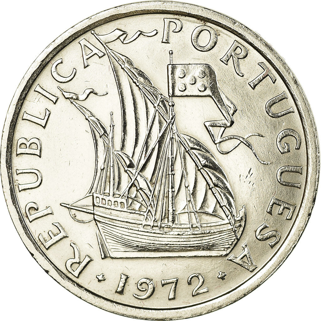Moneda, Portugal, 10 Escudos, 1972, EBC, Cobre - níquel recubierto de níquel