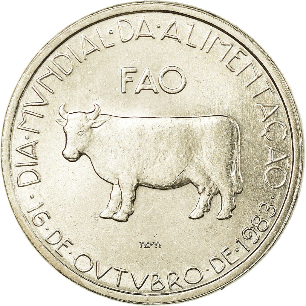 Moneta, Portogallo, 5 Escudos, 1983, BB+, Rame-nichel, KM:618