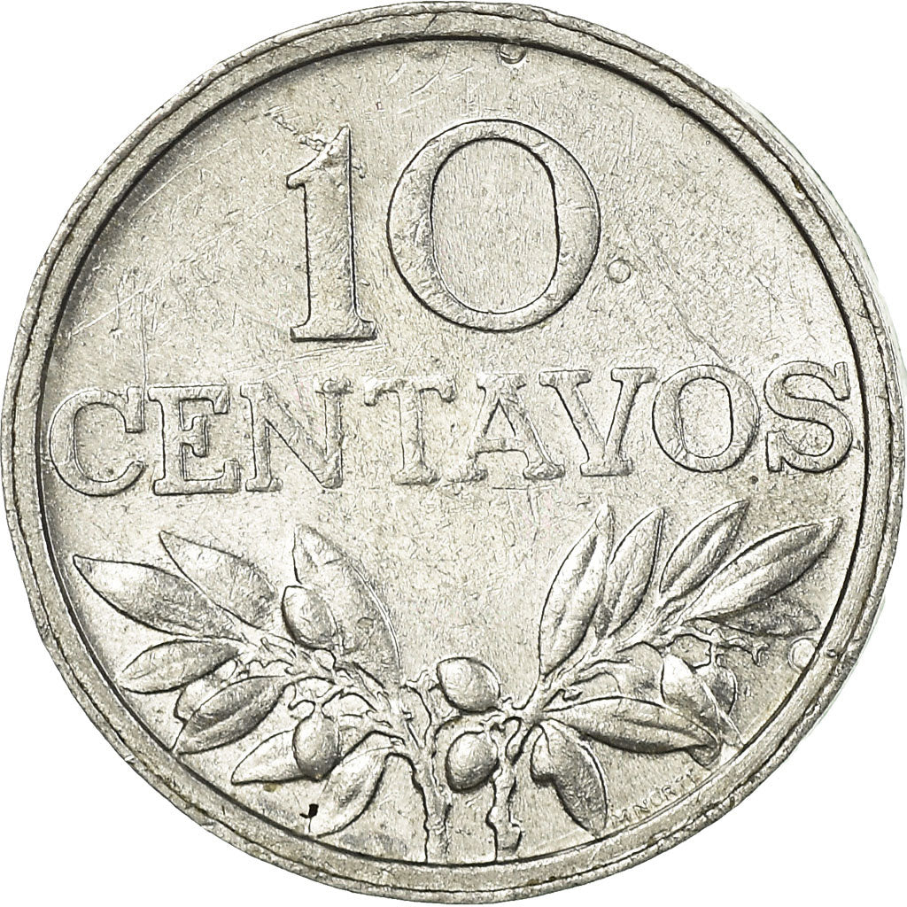 Moneta, Portogallo, 10 Centavos, 1973, BB, Alluminio, KM:594