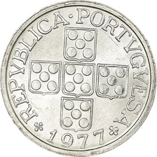 Coin, Portugal, 10 Centavos, 1977, EF(40-45), Aluminum, KM:594