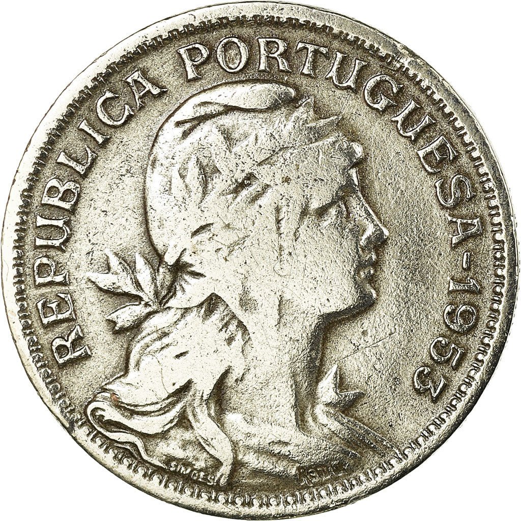 Münze, Portugal, 50 Centavos, 1953, S+, Copper-nickel, KM:577