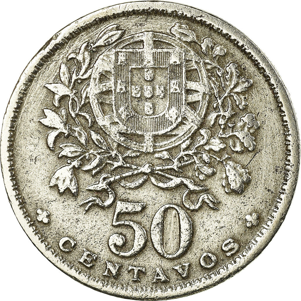 Münze, Portugal, 50 Centavos, 1953, S+, Copper-nickel, KM:577