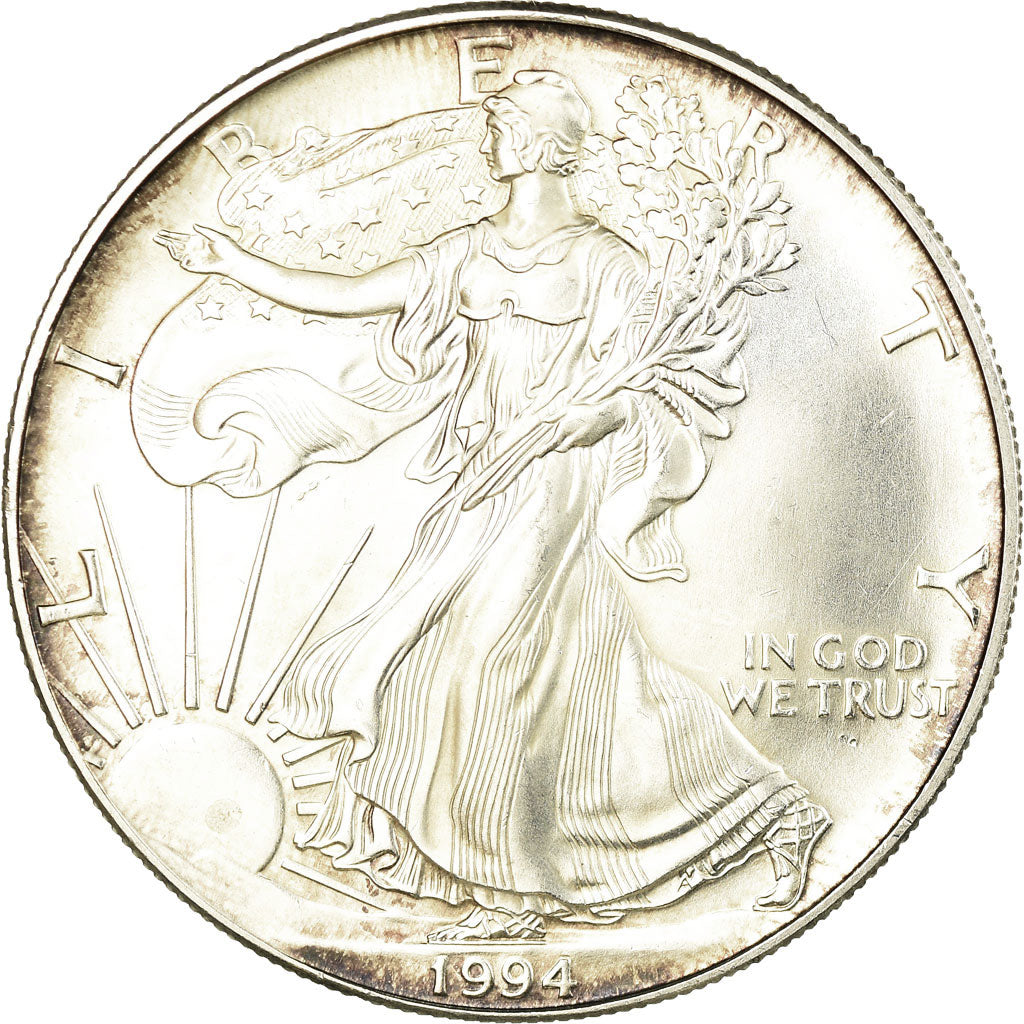 Moneta, Stati Uniti, Dollar, 1994, U.S. Mint, Philadelphia, SPL-, Argento
