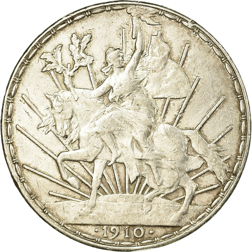 Moneda, México, Caballito, Peso, 1910, Mexico City, MBC, Plata, KM:453