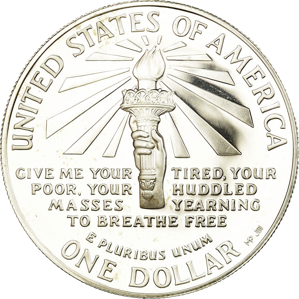 Coin, United States, Dollar, 1986, U.S. Mint, San Francisco, Proof, MS(63)