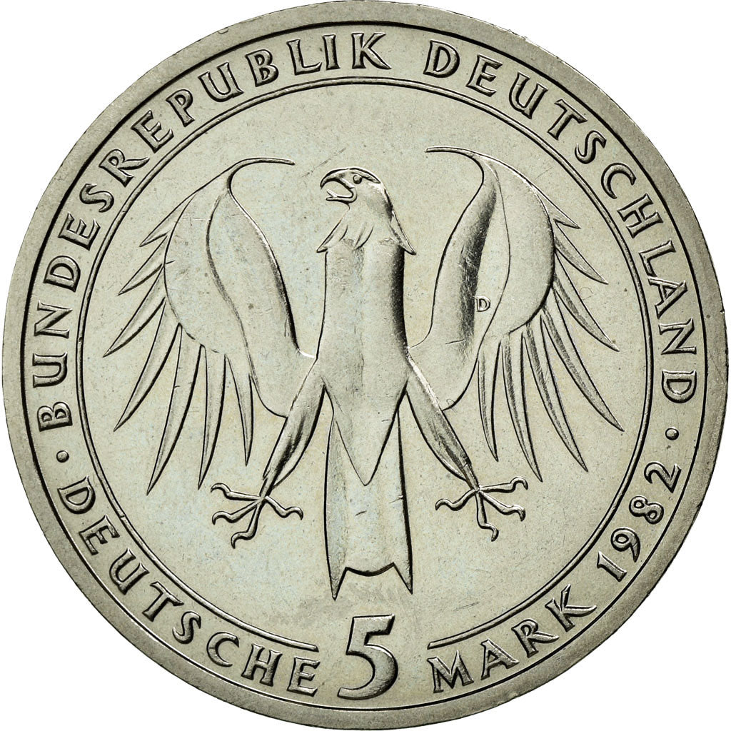Coin, GERMANY - FEDERAL REPUBLIC, 5 Mark, 1982, Munich, Germany, MS(60-62)