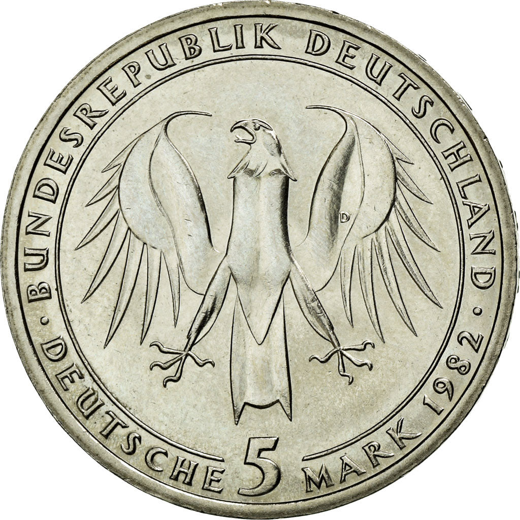 Coin, GERMANY - FEDERAL REPUBLIC, 5 Mark, 1982, Munich, Germany, MS(63)