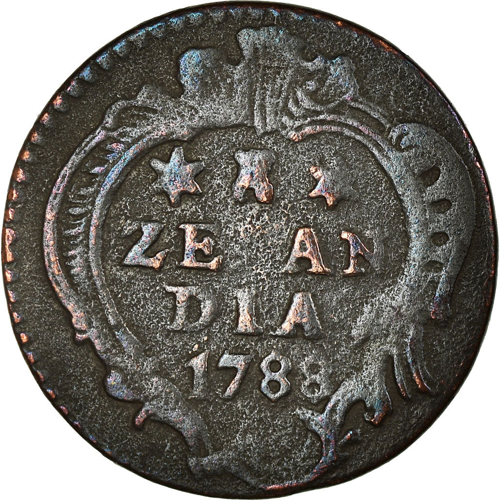 Münze, Niederlande, ZEELAND, Duit, 1788, SGE+, Kupfer, KM:101.1