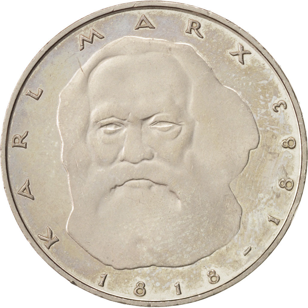 GERMANY - FEDERAL REPUBLIC, 5 Mark, 1983, Hamburg, Germany, AU(55-58), Copper...