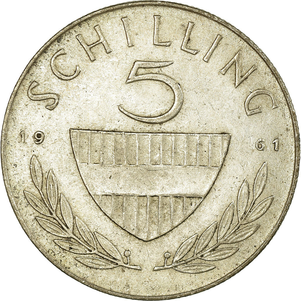Münze, Österreich, 5 Schilling, 1961, SS, Silber, KM:2889