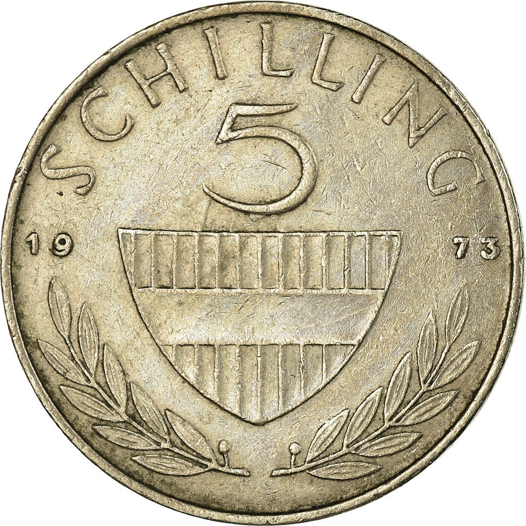 Munten, Oostenrijk, 5 Schilling, 1973, ZF, Copper-nickel, KM:2889a