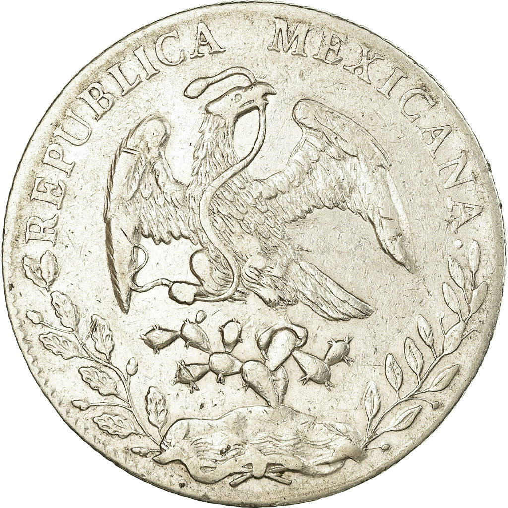 Münze, Mexiko, 8 Reales, 1895, Guanajuato, SS, Silber, KM:377.8
